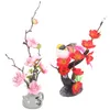 Serviessets 2 stuks Kunstbloemen Sushi Decoratieplaat Taartaccessoires Ornament Decoraties Versiering Nep