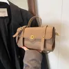 This Year's Popular Handbag for Women in Spring Maillard Commuting Boston Bag Handbag One Shoulder Crossbody Bag