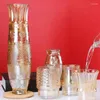 Kopjes Schoteltjes Visglazen Drinken Koiglas Stapelbaar Creatief Geluk Decorbenodigdheden 4 stuks Transparant Voor Thuis Appartement
