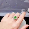 Cluster Ringen KJJEAXCMY Fijne Sieraden 925 Sterling Zilver Ingelegd Natuurlijke Gem Jasper Vrouwelijke Vrouw Dame Ring Mooie Ondersteuning Detectie