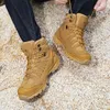 Fitness Shoes 2024 Winter Military Boots Men Outdoor Mountain Trekking Sneakers Size 40-47 Man Tactical Botas Tacticas Hombre