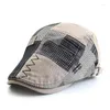 Berretti da baseball Designer Berretto Cappello Uomo Retro Sboy Capwork Plaid a spina di pesce con visiera piatta Donna Guida Cabbie Gatsby Casquette Drop Deliver Dhc4O