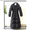 Designer de luxe Femmes Long Down Vestes France Marque Tricot Couture Mi-longueur Doudoune Moncleire Maya Lettre Brodée Badge Fille Veste Parkas {catégorie}