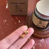 SmallCuteHeart Ohrstecker aus 14-karätigem Gelbgold für Damen, antiallergisch, goldener Schmuck, Accessoires, Mädchen-Geschenk