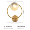 Wandlamp Nordic LED naast slaapkamer binnen moderne glazen bol verlichtingsarmaturen Wandlamp verlichting badkamerspiegel trapverlichting