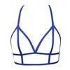 BRAS Kvinnor Sexig snörning BRA SOLID Cutout Justerbar underkläder Lady Elastic för erotiska underkläder