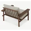 Camp Furniture Outdoor Single SOFA Teak Wood Patio Lounge Chair - Nonomi