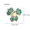 Broches CINDY XIANG fleur de cristal pour femmes 2 couleurs disponibles Design de printemps bijoux de mode accessoires de mariage