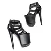 Sandals Leecabe 20cm/ 8inches Matte Upper Lady Fashion Party Platform High Heel Nightclub Stage Pole Dance Shoes1kz