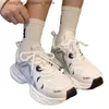 Scarpe eleganti da donna Punta tonda Scarpe casual EVA 2024 Scarpe da papà in rete Scarpe sportive traspiranti con suola spessa Zapatos Para Mujeres Scarpe sportive Q240316