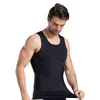 Men Sweat Tops Slimming Body Shaper Chest Compression Gynecomastia Boobs Undershirt Waist Trainer Belly Vest 240315