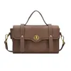 Årets populära handväska för kvinnor i våren Maillard pendling Boston väska handväska en axel crossbody väska