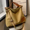 Sac en toile fourre-tout de loisirs pour femmes sac à main de grande capacité étudiants coréens japonais sac à bandoulière à bandoulière unique pour la classe 240315