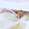 Vases 30 Pcs Wishing Bottle Small Corked Glass DIY Bottles Empty Mini Wood Decor Simple