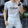 2024 New Style Mens Fashion T-shirt Designers Men Vêtements Black White Tees Courte