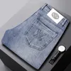 Herenjeans Designer Merk Mode Geborduurd Gedrukt voor de lente Nieuwe trend Slim Fit Broek met kleine pijpen 3PLZ