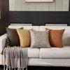 Подушка с геометрическим рисунком, серый чехол, роскошный декоративный чехол для дивана, стула, гостиной, украшения дома