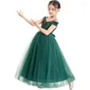 Girl Dresses Children's Dress Girls' Sequins Simple One Shoulder Performance Piano Birthday