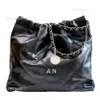 22 Mini sac CC Bucket Designer Sac à main Poubelle Cuir d'agneau Camellia Totes Hobo Femmes Shopping Sacs à bandoulière Chaîne Slant Sacs à main Sac à main