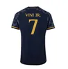 Mbappe Soccer Jerseys 23 24 Football Shirt Vini Jr Bellingham 2024 Rodrgo Long Purple Men Men Kids Kit Uniform Reach Real Madrids Home Camiseta de Futbol