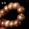 Strand Kalimantan Black Oil Agarwood Hand String 108 Pieces 6 8 10mm Buddhist Pärlor Rosary Man Woman Wood Bead Armband