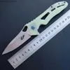 Taktiska knivar Eafengrow EF938 Folding Knife D2+G10 Camping Pocket Knifival Survival Hunting Tactical EDC Outdoor Tool Knifel2403