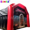 custom made red Inflatable NightClub tent 8x4.5x4mH (26x15x13.2ft) Air House Bar adults night club pub for party events