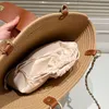 halmväska designer väska handlbag kvinnors axelväska klaff lyxväska handväska kvinnlig pochette nappa läder tote casual koppling unik valentiner dag rem