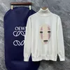 Women's Sweaters designer Correct Top Version 1.1 Winter New Roewe Own Faceless Men's Knitted Bottom Sweater and Paris Poly M2AW