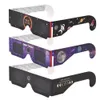 Outdoor-Brillen-Sonnenbrillen, 20 Stück, Filter für Augenschutz, Papierrahmen-Brille für Sonnenfinsternis-Ansicht, Sonnenbeobachtung H240316