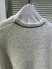 Kvinnors spårsätt b/c sequined Cotton British Single Ribbed Knit Shorts Casual Top Sweatshirt Kvinna Högkvalitativ