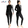 Women's Swimwear Summer suit Men Women Surfing Clothes One-Piece Swimsuits kayaking Snorkeling Diving Suit Quick Dry Long Base LayerC24315