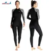 Mulheres Swimwear Terno de Verão Homens Mulheres Surf Roupas Maiôs de Uma Peça Caiaque Snorkeling Terno de Mergulho Quick Dry Long Base LayerC24315