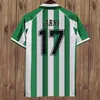 Camiseta Betis Retro Soccer Jersey Real Football Shirt Retro Betis Long Sleeve Soccer Jersey Finidi Rios Denilson Alfonso Denilson Jarni Chandal Jersey