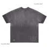 Designer Kith X Ksubi Letter Tee Washed Cotton Crop Streetwear Quality T-Shirt T Shirts Graphic For Men Vintage Mens Clothing Oversize 602
