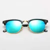 Designer designer óculos de sol marca clássica moda meia armação óculos de sol mulheres homens polarizados sunnies ao ar livre óculos de condução uv400 óculos icbh