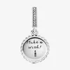 Gâteau d'anniversaire rose Dangle Charm Pandoras 925 Sterling Silver Charms Set Bracelet Making Charm Collier Pendentif Girlfriend Cadeau avec boîte d'origine Top qualité