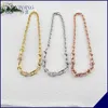 Designer Yiyang jewelry summer rose star style tiffay and co versatile U-shaped horseshoe diamond necklace ins street metal