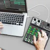 Utrustning Stereo DJ Studio Audio Mixer Sound Board med 4 -kanal, för studioinspelning av sändningar Small Mixer Typec Port