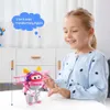 Transformation Toys Robots Super Wings 5 ​​بوصة تحويل Ellie من الطائرة إلى الروبوت في شكل تشوه 10 خطوات مع ألعاب الأنيمي للأطفال 2400315