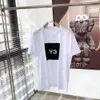 Designer Mens Femmes T-shirts Y3 T-shirt imprimé Sports Polos T-shirts Top Chemise en coton T-shirt à manches courtes Hommes T-shirt à col rond High Street Tees 72