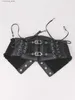 Bälten 1PC Women Gommet Lace Up Fashionable Corset Belt for Clothes Decorationy240316