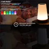 13 Färgbyte Nattljus RGB Fjärrkontroll Touch Dimble Lamp Portable Table Bedside Lamps USB laddningsbar 240301