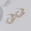 Boucles d'oreilles pendantes 2024 bijoux de mode émail S925Silver aiguille oreille en laiton boucle d'oreille élégante femmes personnalité pour femmes filles cadeau vente à la mode