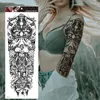 20 Stukslot Groothandel Volledige Arm 48x17 cm Tijdelijke Tattoo Sticker Body Been Taille Art voor Vrouwen Mannen Waterdicht 240311