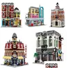 Blockar Building Town Hall Downtown Diner Model Expert Brick Bank Cafe Corner Toys Pet Book Shop R230701 Drop Delivery Dhxzy