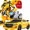 Transformationsspielzeug Roboter Neues 20 cm Anime-Transformationsfilmspielzeug Junge cooles Kunststoff-ABS-Auto Roboterfiguren Panzer Modellflugzeug ältere Kinder Geschenk 2400315