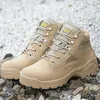 Fitnessschoenen MAN VROUW SCHOEN Veld Jungle Woestijn Mannelijke Sneakers Outdoor Wandelen Klimmen BOOT Ademend Antislip Leer Tactisch Hardlopen