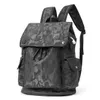 Casual School Bags vintage waterproof backpack travel vintage masculina Rucksack men Women backpack waxed canvas Laptop bag