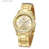 Другие часы Женские es Женева Классические роскошные часы со стразами Женские es Женская мода Золотые часы Reloj Mujer Montre Femme Y240316